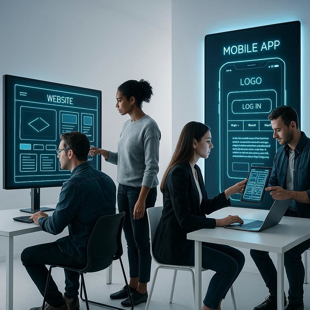 طراحی و توسعه وب‌سایت و اپلیکیشن حرفه‌ای که برندت رو متحول می‌کنه!